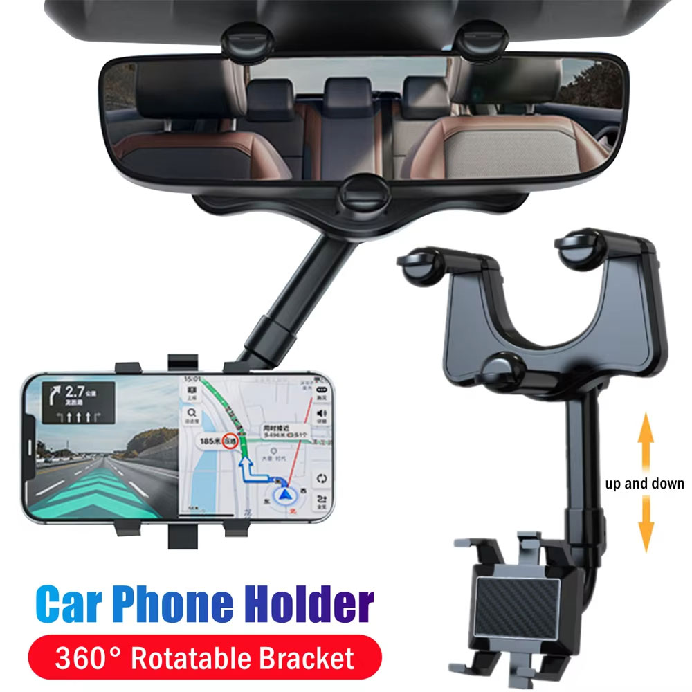 Mobile Pedestal Cabinet - Support de téléphone réglable pour rétroviseur