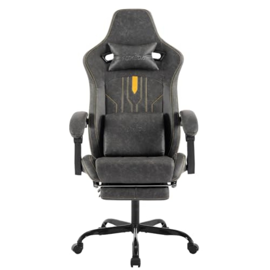 Office Chair Cushion - Chaise de jeu avec repose-pieds, idéale