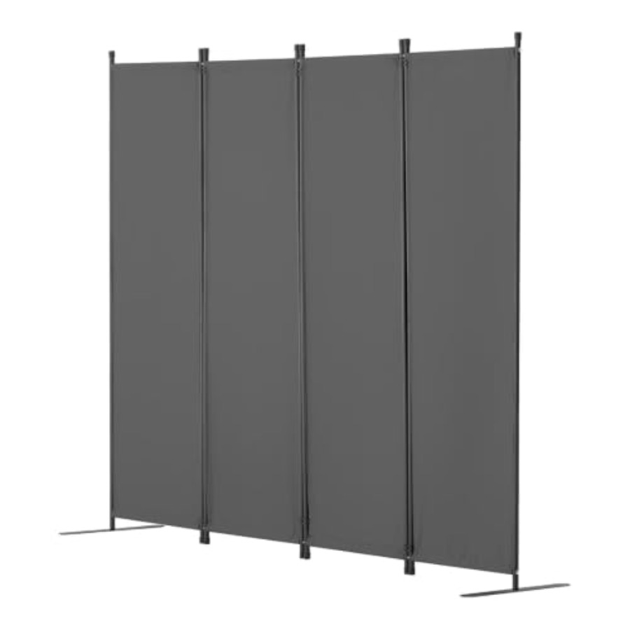 Partition Screen Divider - Paravent pliable à 4 panneaux en