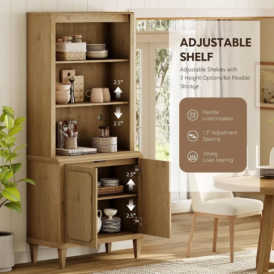 72,8 Étagère haute avec portes - Bookshelf avis et prix